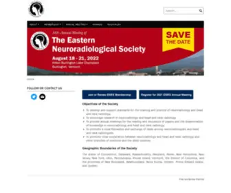 ENRS.org(The Eastern Neuroradiological Society) Screenshot