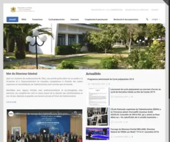 Ensa.org.ma(Ecole Nationale Supérieure de l'Administration) Screenshot