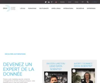Ensai.fr(Become a skilled data scientist) Screenshot