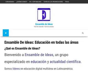 Ensambledeideas.com(Bienvenido A Ensamble De Ideas) Screenshot