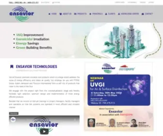 Ensavior.com(Ensavior India) Screenshot