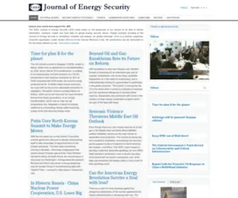 Ensec.org(Journal of Energy Security) Screenshot