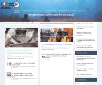 Enseignement-Sante-Securite-AU-Travail.fr(ESST Bordeaux) Screenshot