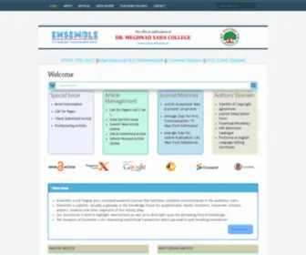 Ensembledrms.in(Lingual peer reviwed academic journal) Screenshot