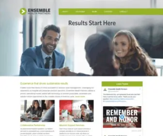 Ensemblehp.com(Ensemble Health Partners) Screenshot
