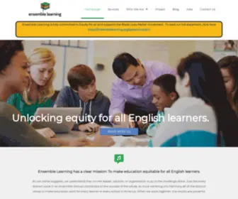 Ensemblelearning.org(Together we grow strong schools) Screenshot