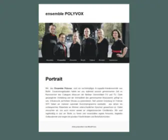 Ensemblepolyvox.de(Ensemble POLYVOX) Screenshot