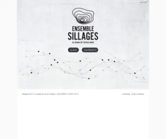 Ensemblesillages.com(Ensemble Sillages) Screenshot