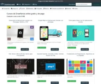 Ensenanzaweb.com(Cursos de Ense) Screenshot