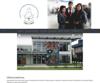 Ensfep.edu.mx(Escuela Normal Superior Federalizada del Estado de Puebla) Screenshot