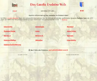 Ensheim-Saar.de(Ensheim Web) Screenshot