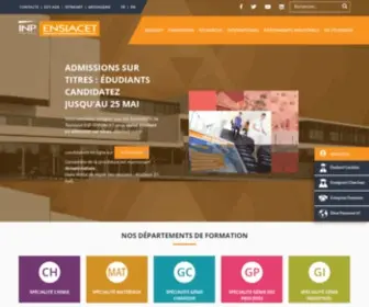 Ensiacet.fr(Accueil) Screenshot