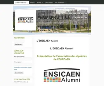 Ensicaen.com(L'ENSICAEN Alumni) Screenshot