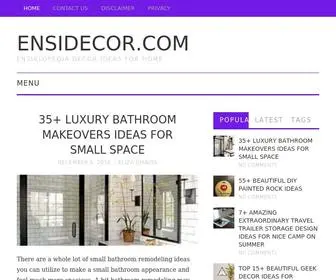 Ensidecor.com(Ensiklopedia Decor Ideas for Home) Screenshot