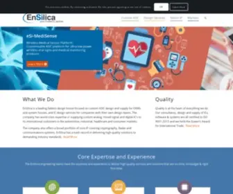 Ensilica.com(Custom ASIC Design and Supply) Screenshot