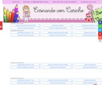 Ensinandocomcarinho.com.br(ENSINANDO COM CARINHO) Screenshot