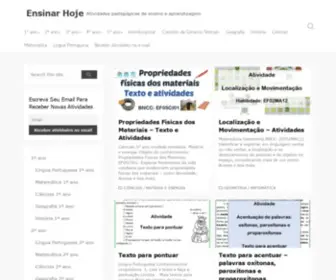 Ensinarhoje.com(Ensinar Hoje) Screenshot