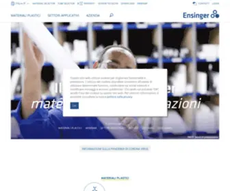 Ensinger.it(Plastiche ad elevate prestazioni) Screenshot