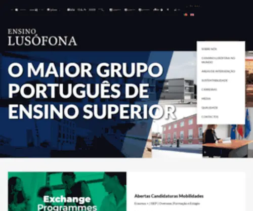 Ensinolusofona.pt(Bem-vindo ao Ensino Lusófona) Screenshot