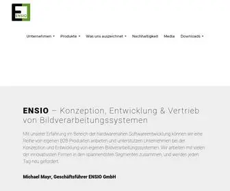 Ensio.at(Bildverarbeitungssysteme und Engineering) Screenshot