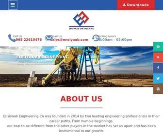 Ensiyaab.com(Engineering Trading Companies Kuwait) Screenshot