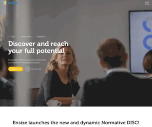 Ensize.global(Effective assessment tools for the development of individuals and teams) Screenshot