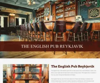 Enskibarinn.is(Popular pub in Reykjavik) Screenshot