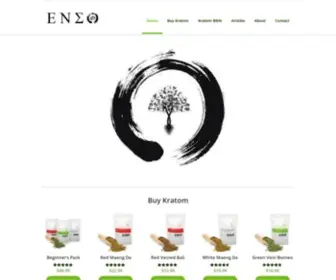 Ensobotanicals.com(Discover Kratom) Screenshot