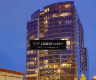 Ensocondominiums.com(SOUTH LAKE UNION) Screenshot