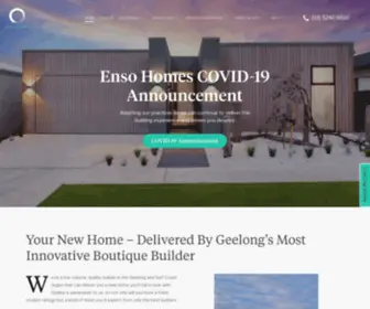 Ensohomes.com.au(Custom Home Builders Geelong) Screenshot