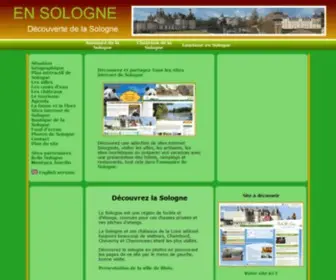 Ensologne.com(étang) Screenshot