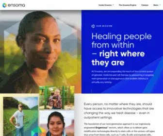 Ensoma.com(Healing people from within) Screenshot