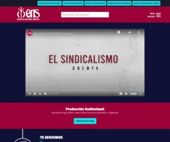 ENS.org.co(Escuela Nacional Sindical) Screenshot