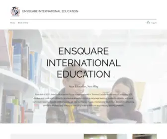 Ensquare.ca(Ensquare International Education) Screenshot