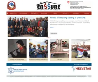 Enssure.org.np(Enssure) Screenshot