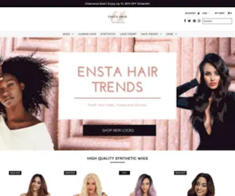 Enstahair.com(Ensta Hair) Screenshot
