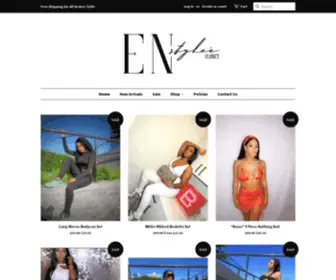 Enstyleeshop.com(A boutique) Screenshot