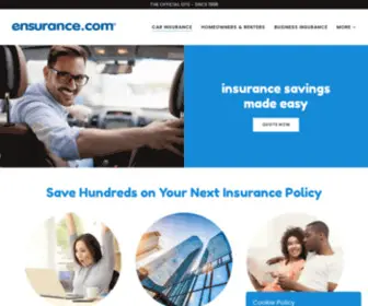Ensurance.com(Official Site Since 1998) Screenshot