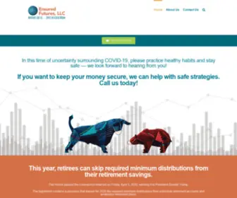 Ensuredfutures.com(Let your retirement dollar do more) Screenshot