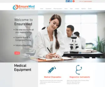 Ensuremed.net(Medical Equipments) Screenshot