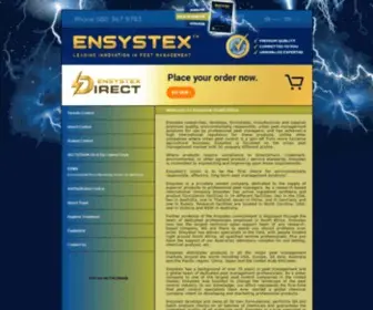 Ensystex.co.za(Ensystex) Screenshot