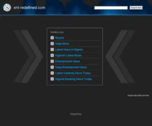 ENT-Redefined.com(ENTERTAINMENT REDEFINED) Screenshot
