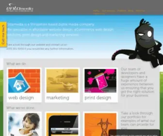 Entamedia.com(Web Design) Screenshot