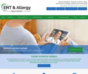 Entandallergyspecialists.org(ENT & Allergy Specialists of Ft Thomas Kentucky) Screenshot