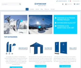 Entdecker-Shop.com(Mobile Werbeträger vom Profi dem alle Marken vertrauen) Screenshot