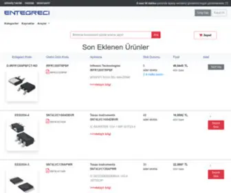 Entegreci.com(Türkiye'nin En Kaliteli Elektronik Komponent Satış Sitesi) Screenshot