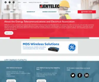 Entelec.org(The Energy Telecommunications and Electrical Association) Screenshot