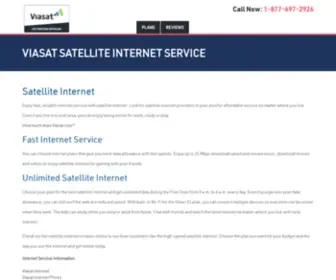 Entelos.com(Viasat Satellite Internet Service) Screenshot