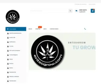 Enteogrow.com(Enteogrow l Tu Smartshop & Growshop de confianza) Screenshot