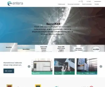 Entera.com.tr(Efaks, Email, SMS, IVR & Telex) Screenshot